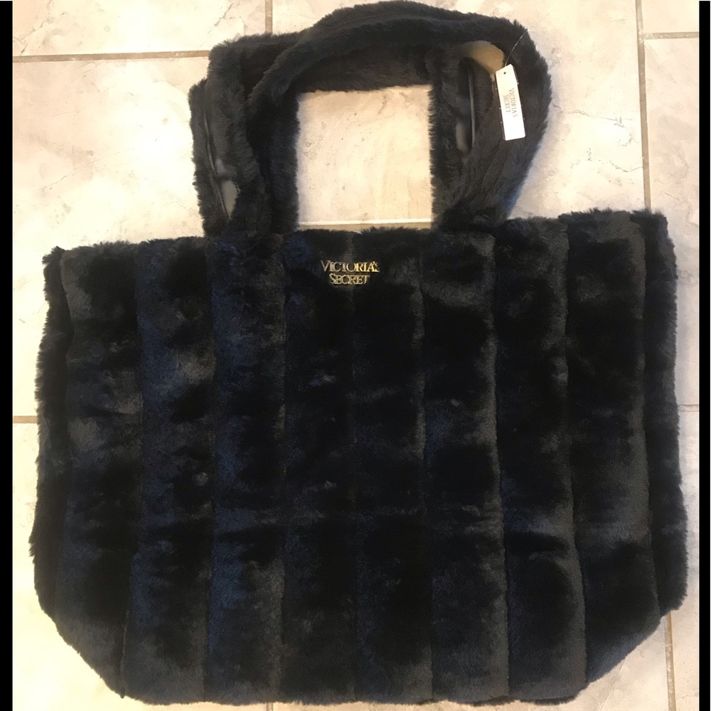 Victoria’s Secret faux fur bag